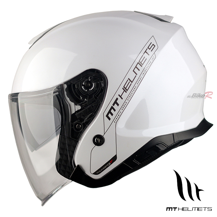 MT 썬더3 SV JET 유광 화이트 오픈페이스 헬멧